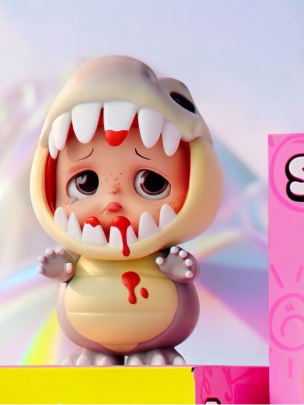 Starbox Sad Baby Vinyl Figurine - Dinosaur
